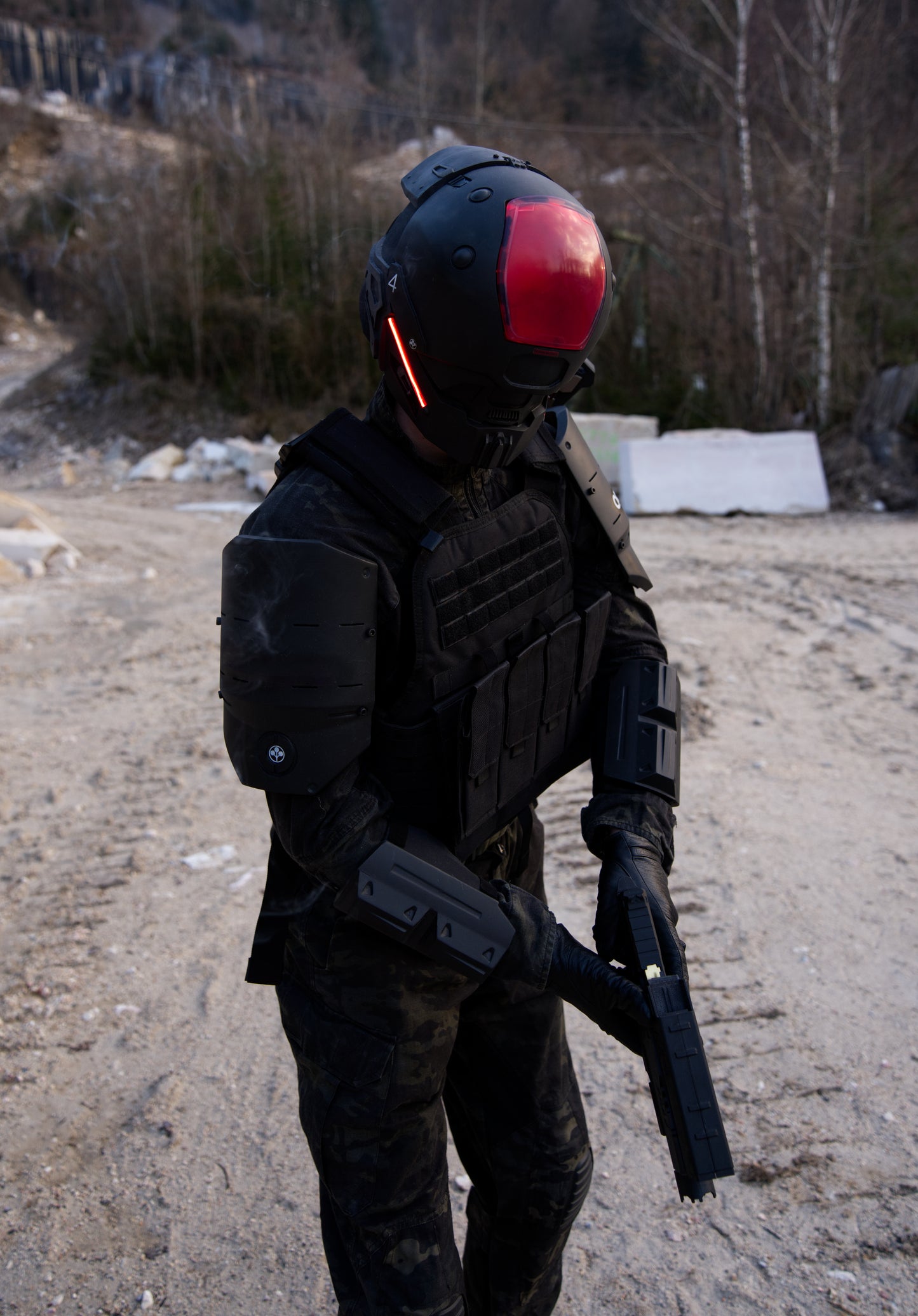 Premium Cyberninja Airsoft/Cosplay Helmet